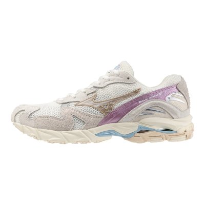 Zapatillas Mizuno WAVE Rider 10 Mujer - Beige / Morados / Blancos - Chile M402ITBHXC